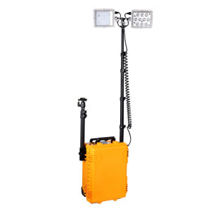 FW6108 45W multifunctional mobile lighting device LED on-site survey light waterproof flood prevention red blue warning light