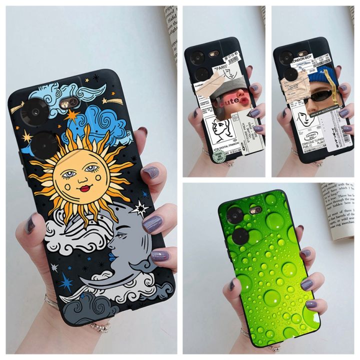 For Tecno Pova Case Pova5 Soft Silicone Black Phone Cases for