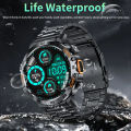 LIGE Bluetooth Call Smart Watch Men Full Touch Screen Sports Fitness Watch IP68 Waterproof for Android iOS + Box. 