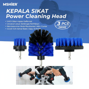 COD MSHIER Kepala Sikat Bor Elektrik Power Cleaning Head 3 PCS /Sikat serbaguna / Sikat super bersih / Sikat bor elektonik kualitas terbaik