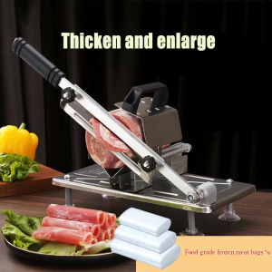 Mutton roll slicer Meat cutter Small household commercial frozen meat cooked beef slicer hand slicer