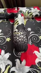( PROMO MURAH ) Sprei Homemade Motif Bunga Cantik 3D Anti Luntur Ukuran 180x200 Set Sarban & Sargul