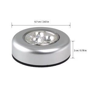 LED Touch Light Wireless Reading Light Kitchen Bedroom Stairs Closet Cabinet Night Light Car Closet Lamp