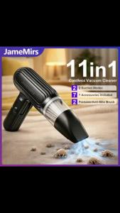 11in1 Wireless Vacuum Cleaner 7.4V Foldable Anti Dust Mite 2 Suction Level Blowing&Vacuuming Portable Handheld Vacuum Cleaner For Car/Home/Sofa/Car Use