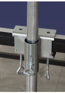 ตัวล็อคร่มยึดราว ที่ยึดร่ม สำหรับยึดที่บังแดดบังฝน ที่วางร่มกันแดด ขายึดร่ม สำหรับรถเข็น กรอบยึดรถสามล้อ ร่มกันแดด คลิปหนีบร่มกันแดด แบบเหล็ก แคลมป์ยึดร่ม ที่ตั้งร่ม สำหรับขนของ สำหรับแม่ค้า สำหรับชายหาด ขาตั้งร่ม