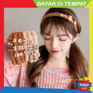 New Bando Karakter Anak Lucu Bondu Bulu Lembut Fashion Wanita Korea BND16