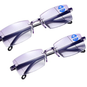 Smart Zoom Presbyopic Glasses Anti Blue Light Radiation Protection Far And Near Dual Use Glasses 智能黑科技防辐射变焦老花镜
