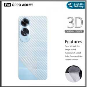 Garskin For OPPO A60 NFC A18 4G A58 4G /NFC / A38 4G /NFC Garskin Anti Gores Belakang Carbon Skin Pengiriman Cepat