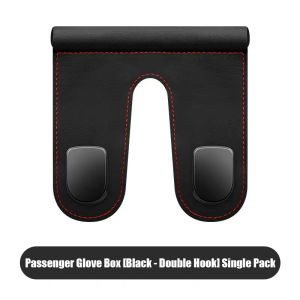SEAMETAL Car Passenger Glove Box Hook Double Hook Purse Bag Hanger Hidden Storage Hooks Auto Interior Accessories