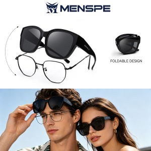 MENSPE Men Womens Sunglasses Foldable Sunglasses Fashion Large Frame Sunglasses Polarized Summer Sunglasses Ultra Light Polarized Sunglasses Outdoor Traveling Walking Shopping Driving
