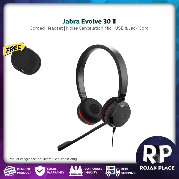 Bluetooth Headset Jabra Evolve 30 Uc Headset Jabra Evolve 30 II