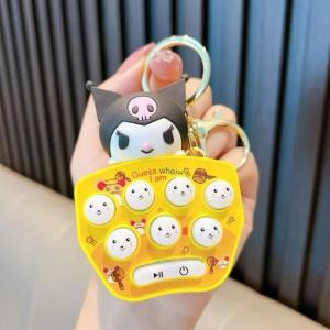 Gantungan Kunci Kuromi Game GUESS WHERE IAM Mini Portable Bahan Plastik Ramah Lingkungan