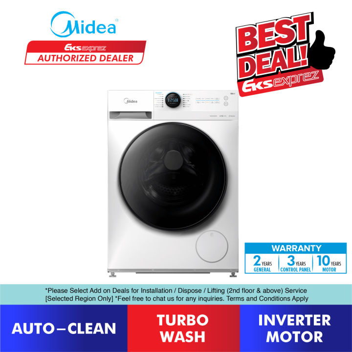 Midea 8.5KG/6KG Washer Dryer Combo MF200D85B with Inverter and Quick
