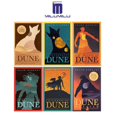 Dune Messiah Paperback 6 volumes Frank Herbert Original English books