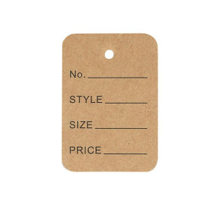 1000pcs Kraft Paper Price Label Price Hang Tag Jewelry Clothing Price Tags Price Hang Label