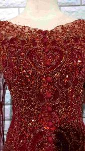 Set Kebaya Wisuda Maroon & Kebaya Sabrina