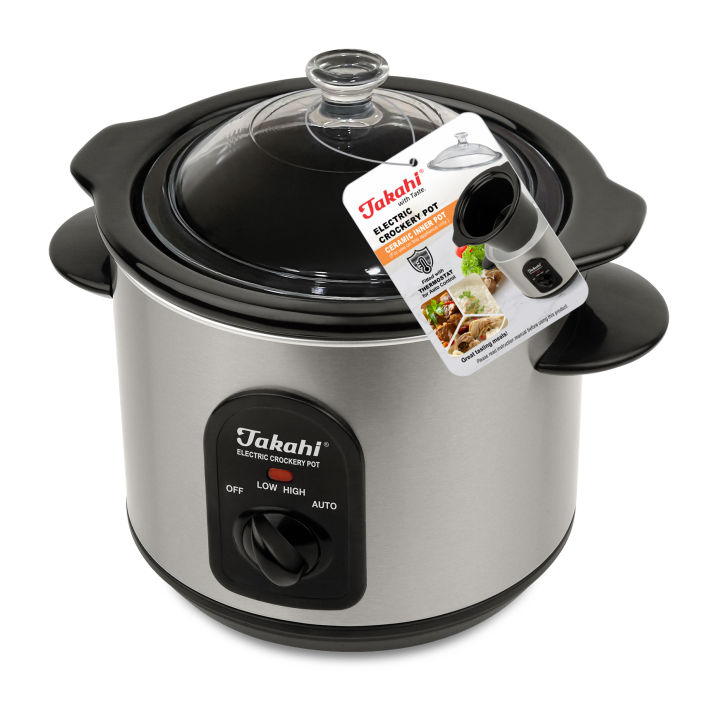 TAKAHI Electric Crockery Pot Model: 1522 Type: CR-WS