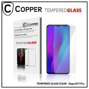 Oppo R17 Pro - COPPER TEMPERED GLASS FULL CLEAR Anti Gores