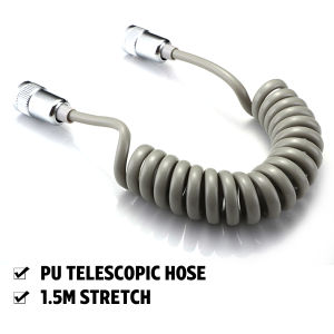 Spring Flexible Shower Hose For Water Plumbing Toilet Bidet Sprayer Tool Telephone Line Plumbing Hose Bathroom Accessories(Circular Interface)