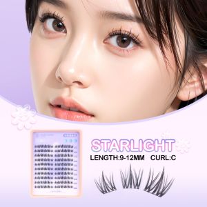 MLEN DIARY Large Capacity 120 Pcs Eyelash Extension Natutal 9-12MM C-Curl Lashes