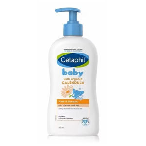 Sữa Tắm Gội Trẻ Em Cetaphil Baby Organic Calendula Tinh Chất Hoa Cúc 400ml