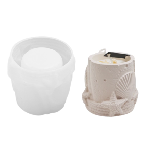 Thời trang vỏ hình khay khuôn Silicone cho nhựa Epoxy đồ trang sức giá đĩa nghệ thuật thủ công và trang trí nội thất