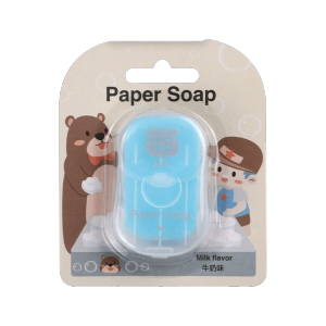 BEDDEH 50pcs Skin Friendly Disposable Soap Paper Scented Foaming Convenient Hand Washing Soap Foaming Soap Mini Size Soap Slices Camping Trip