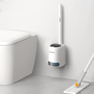 Bộ Cọ Bồn Cầu Nhà Vệ Sinh ECOMAC Kèm Gói Tẩy Rửa Một Lần Dụng Cụ Vệ Sinh Nhà Tắm Bếp Gương Kính Tiện Lợi