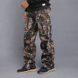 SUZERO STORE Gevar Celana Cargo Camo Loreng Reguler fit Dark Grey Motif Army