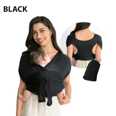 Jollybee Baby Carrier Wrap Newborn Nursing Shoulders Ergonomic Sling Wrap Portable Infant Breathable Adjustable 婴儿背带 婴儿背