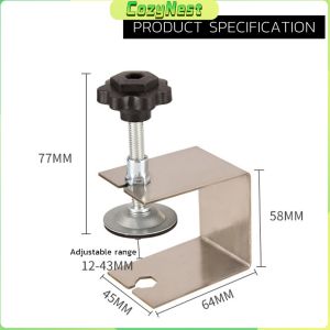 C.N. Stainless Steel Drawer Panel Auxiliary Clip Drawer Fixing Clip U-Clamp