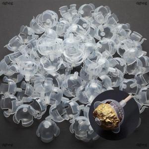 [COD] dgheg 50pcs Chocolate Ball Holder Case Flower Candy Ball Bouquet DIY Fixed Base