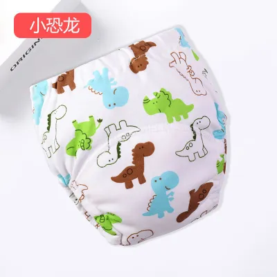 Washable Training Diaper for Baby Absorbent 6 Layer Cotton Nappies