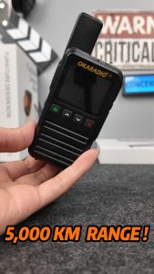 OKARADIO R02 POC Radio 4G Network Walkie Talkie 6000KM Nationwide Unlimited Distance Long Standby Portable Intercom Real-time Call