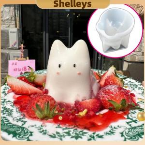 [Shelleys] Khuôn làm bánh thạch hoạt hình dễ thương Khuôn làm bánh trang trí công cụ làm bánh nằm rồng Kitty sữa Pudding Khuôn Silicone khuôn sữa trứng