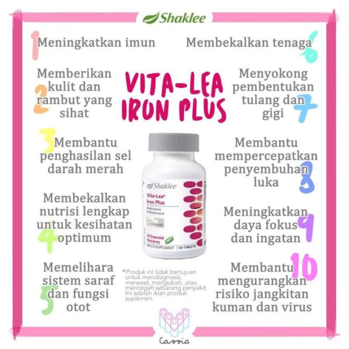 SHAKLEE ☘️ VITALEA MULTIVITAMIN (TRIAL PACK)ORIGINAL | Lazada