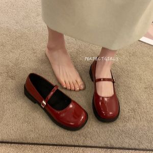 ส่งใน24ชมรองเท้าหนังเเมรี่เเจนหัวกลมสุดหวาน เหมาะกับการแต่งตัวหลากหลาย