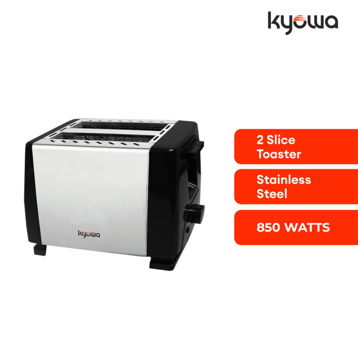 Kyowa Pop Up Bread Toaster Stainless Steel 2 Slices Toaster 7