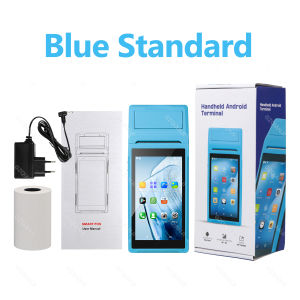 Android 5.5 Inch POS PDA Terminal Handheld Carmera Bar code Reader with Thermal Printer All in One for Business Loyverse POS