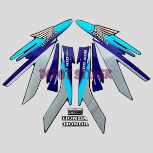 Striping Stiker HONDA WIN 100 1997 1998 Fullset Berkualitas
