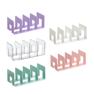 Sturdy Acrylic Bag Organizers 4 Sections Convenient for Closet Shelf Divider and Display Stand Holder Daily Use
