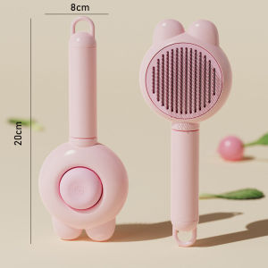 Pet Hair Remover Comb Self Cleaning Pet Comb Cute Cat Comb Dog Comb Brush Deshedding