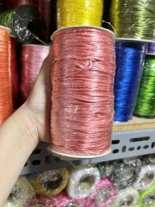 Cuộn dây tim chất dù bóng 3mm ( cuộn 200M ) . Dùng làm handmade  thắc vòng đeo tay ...