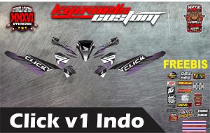 HONDA CLICK V1 125i-150i INDO 2025 CONCEPT DECAL STICKER