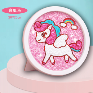 Childrens diamond stickers handmade DIY brick and stone paintings crystal dots diamond stickers sparkling diamonds self-adhesive toys girls