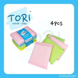 TORI HOME Souring Pad Sponges & Scourers Cleaner Pad excited Dish Washing Net Jala Cuci Pinggan excited Dish Washingporary