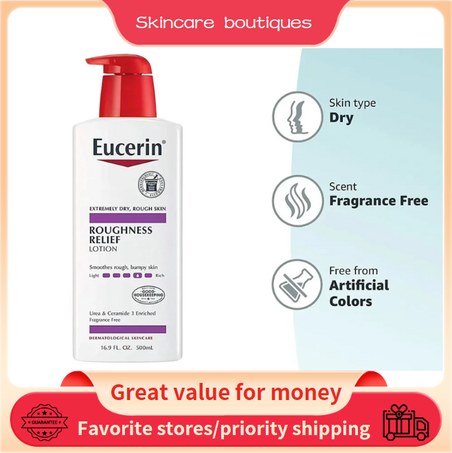 EUCERIN Roughness Relief Lotion 500ml for Extremely Dry,Smoothes Rough ...