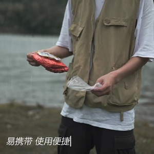 Emergency Rain Poncho Waterproof Raincoats Camping Gear Outdoor Portable Double-sided Tear Resistance Coat Survival Tool