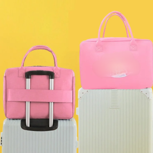 Cute Felt Large Capacity Travel Bag Children Duffel Handbag Female Cosmetic Bag 大容量毛毡手提包