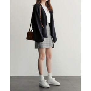 Korean Knitted Cardigan Casual Loose Long sleeve Sweater Women Outerwear